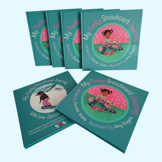 My Funky Snowboard Journey - The Book Girls version