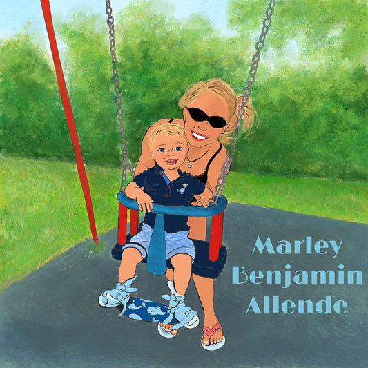 Clubfoot Personalised Prints - On the Swings