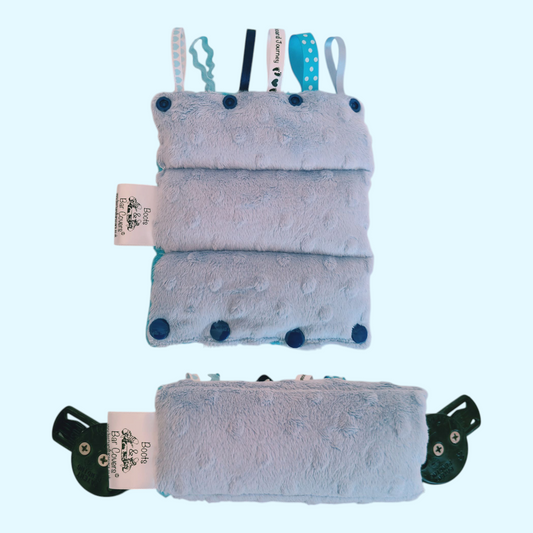 Popcorn fleece Baby blue