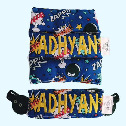 Superheroes dark blue