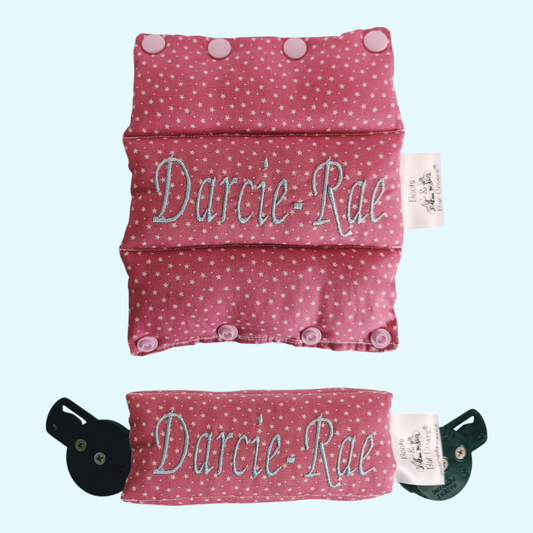 Ditsy Stars -  Dusky Pink