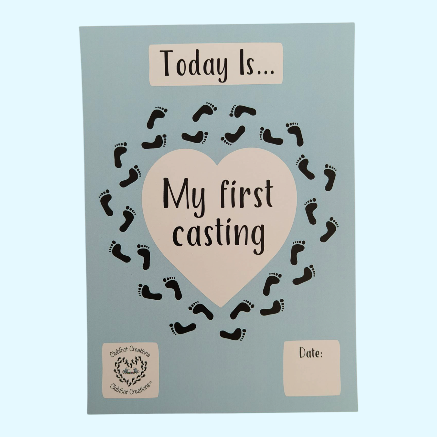 Clubfoot Milestone Cards Individual card options