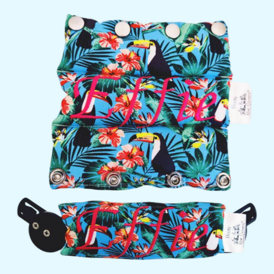 Floral Tropical Toucans