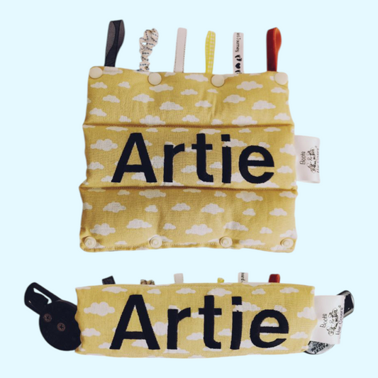 Clouds mustard yellow