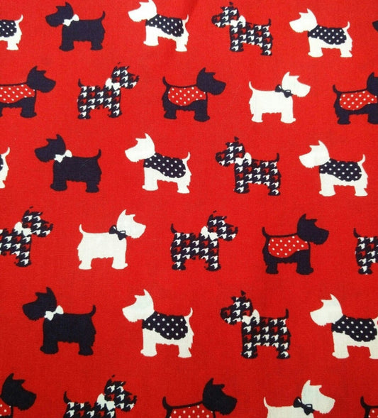 Scottie dogs Red