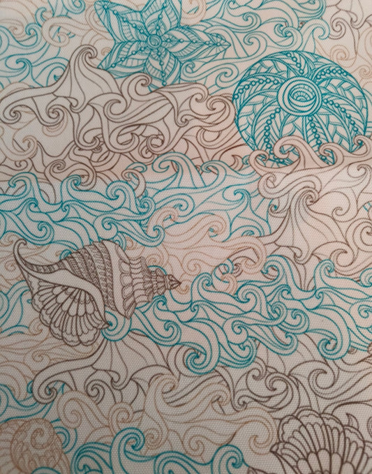 Waterproof Canvas Blue shells