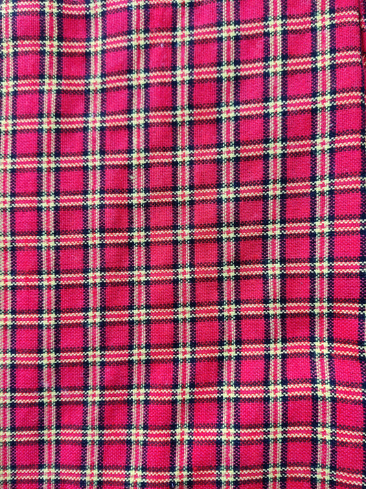 Traditional Masai Shuka Red Yellow