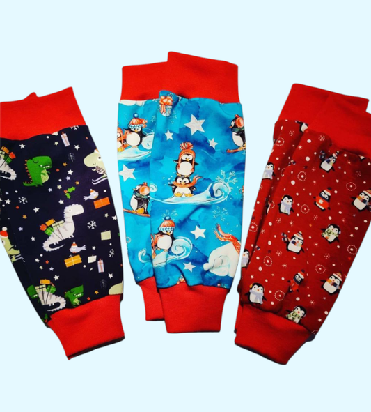 Christmas cast cover leg warmers