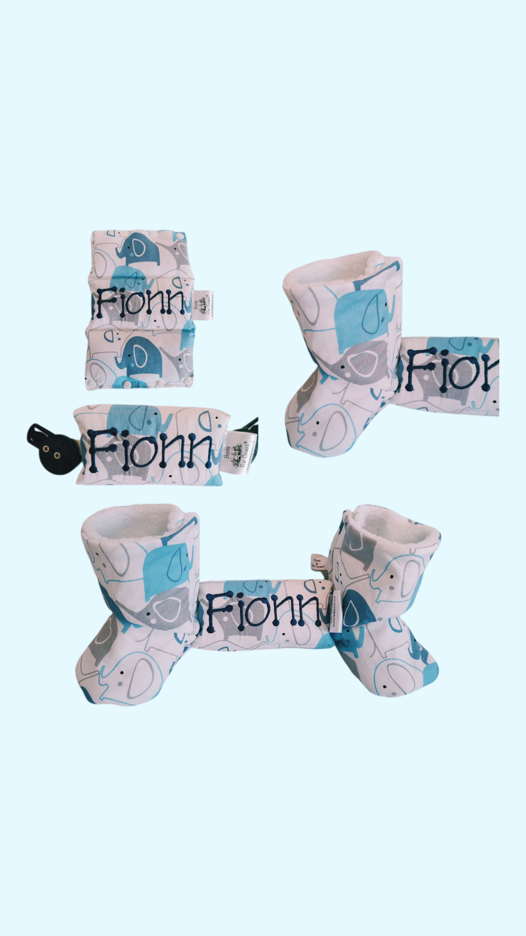 Clubfoot Matching Winter Boots & Bar set