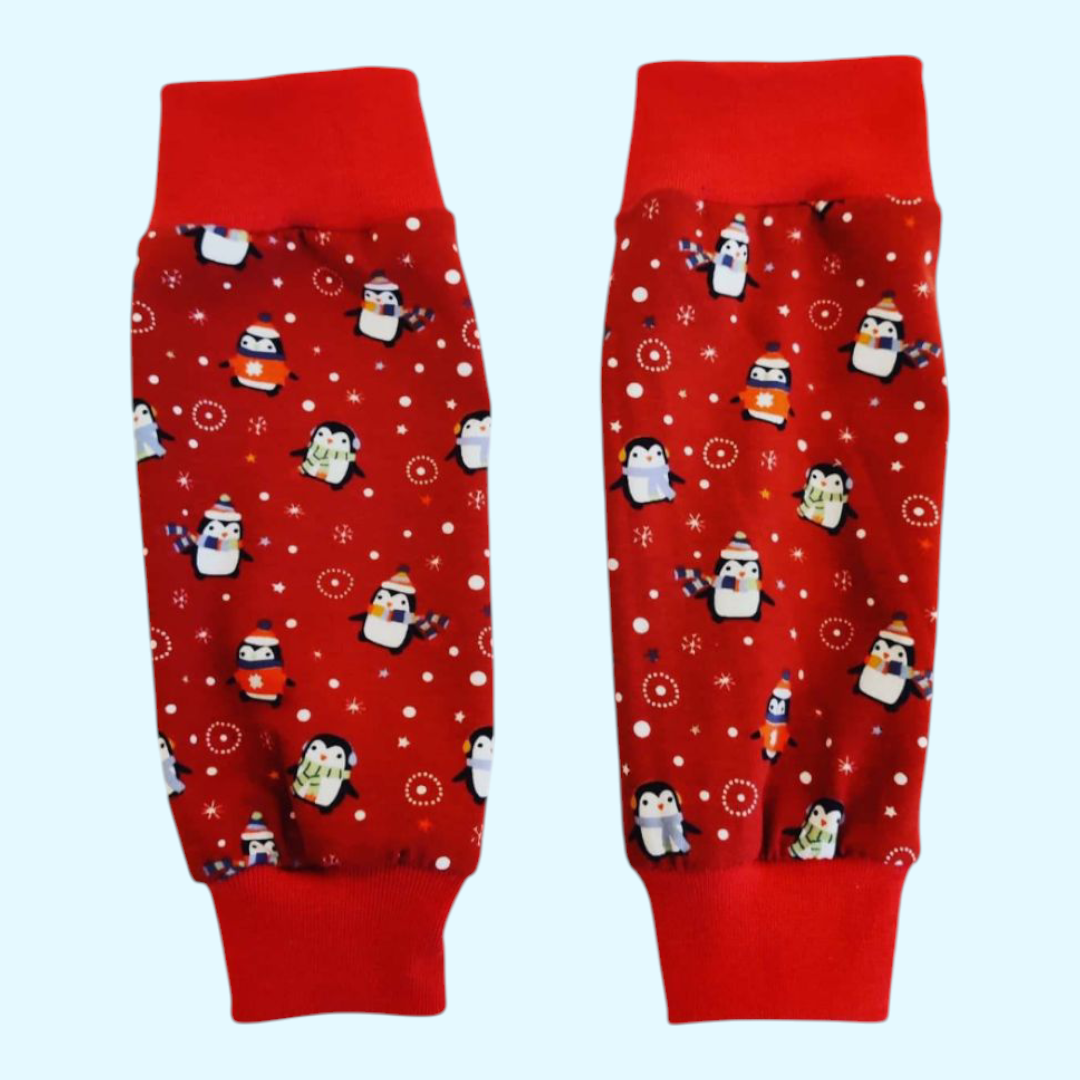 Christmas cast cover leg warmers