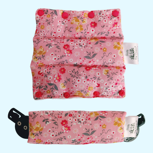 Floral pink & yellow blossom