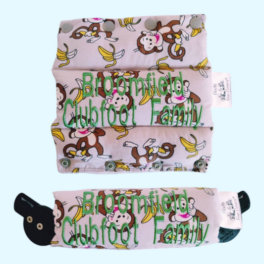 Banana Monkeys on grey