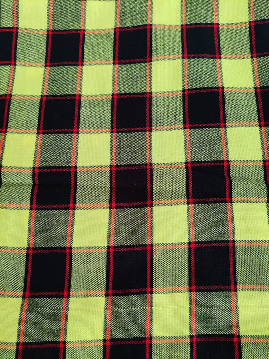 Traditional Masai Shuka Yellow Black