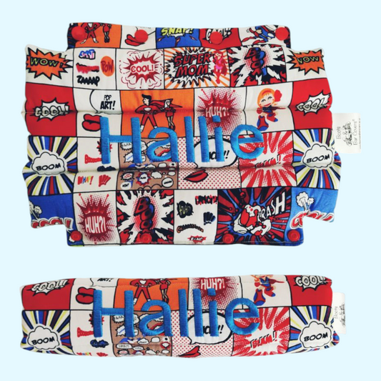 Superheroes cartoon strip