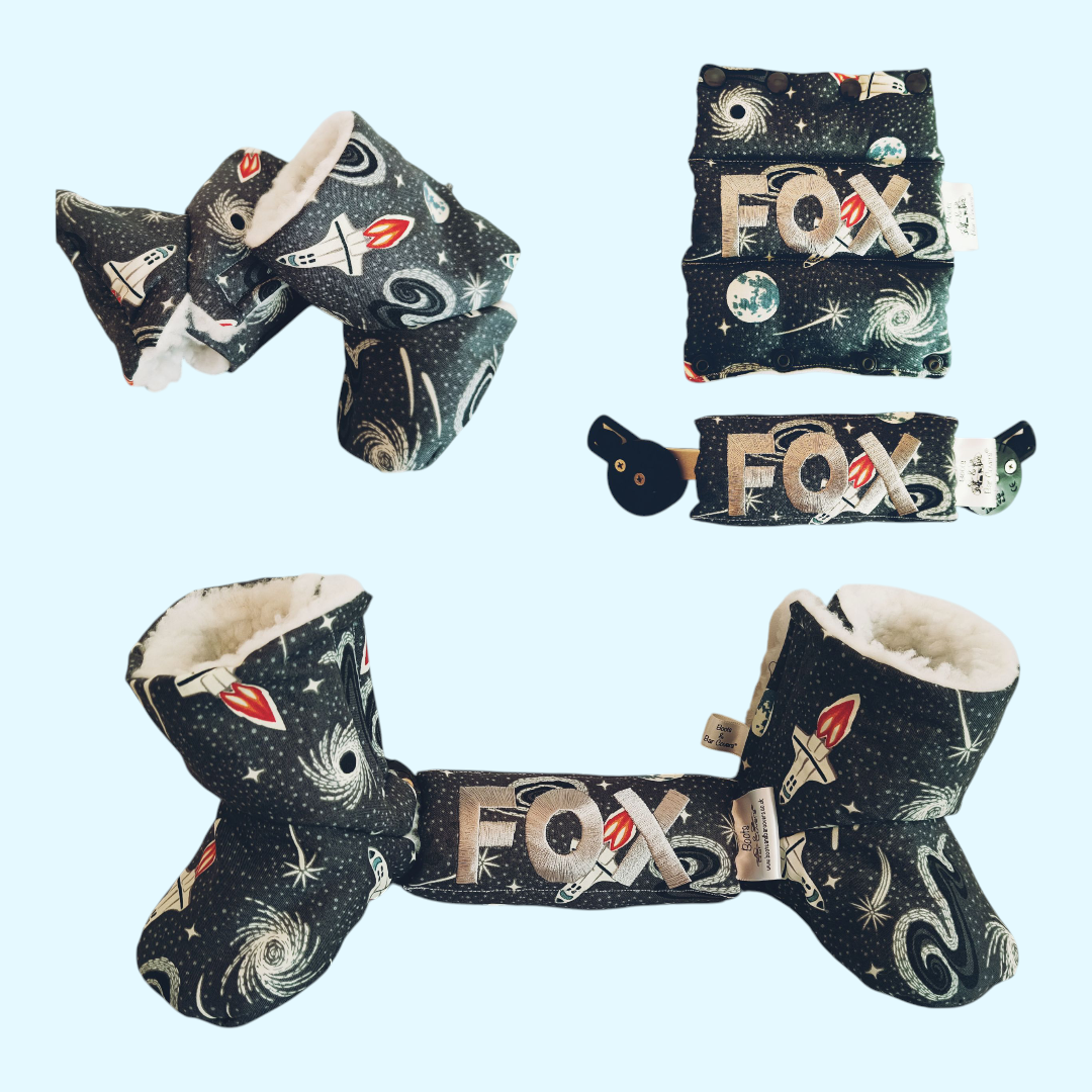 Clubfoot Matching Winter Boots & Bar set