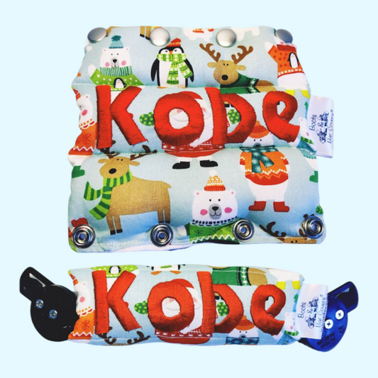 Christmas characters aqua