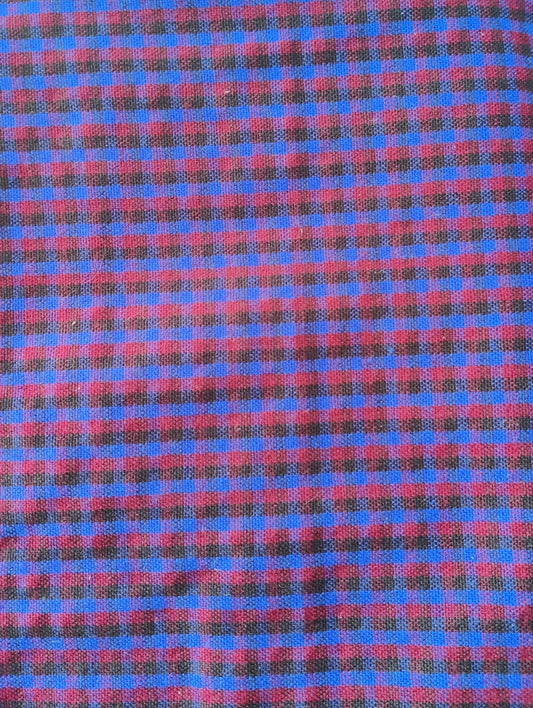 Traditional Authentic Masai Shuka Blue Purple