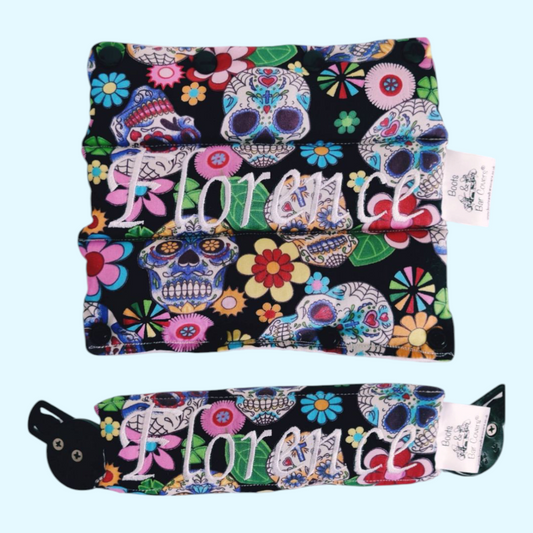 Halloween skulls Mexican Day of the dead