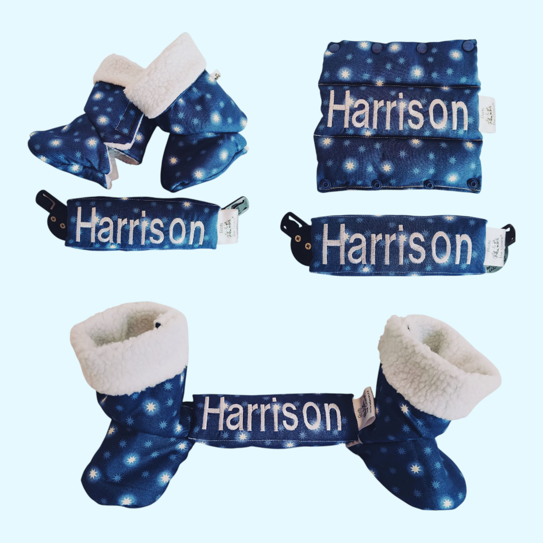 Clubfoot Matching Winter Boots & Bar set