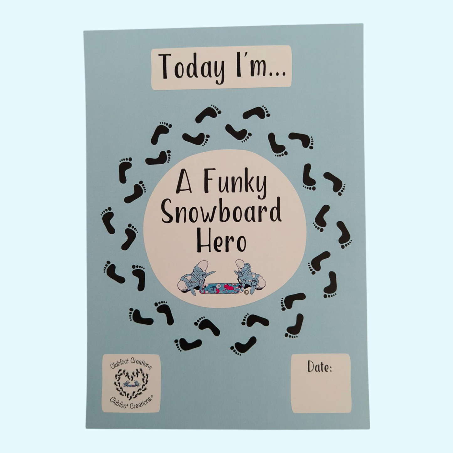 Clubfoot Milestone Cards Individual card options