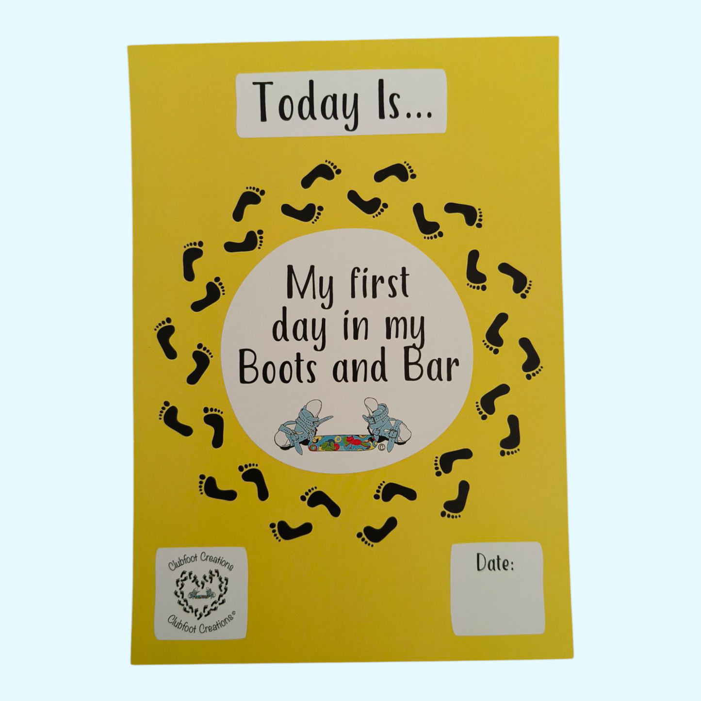Clubfoot Milestone Cards Individual card options