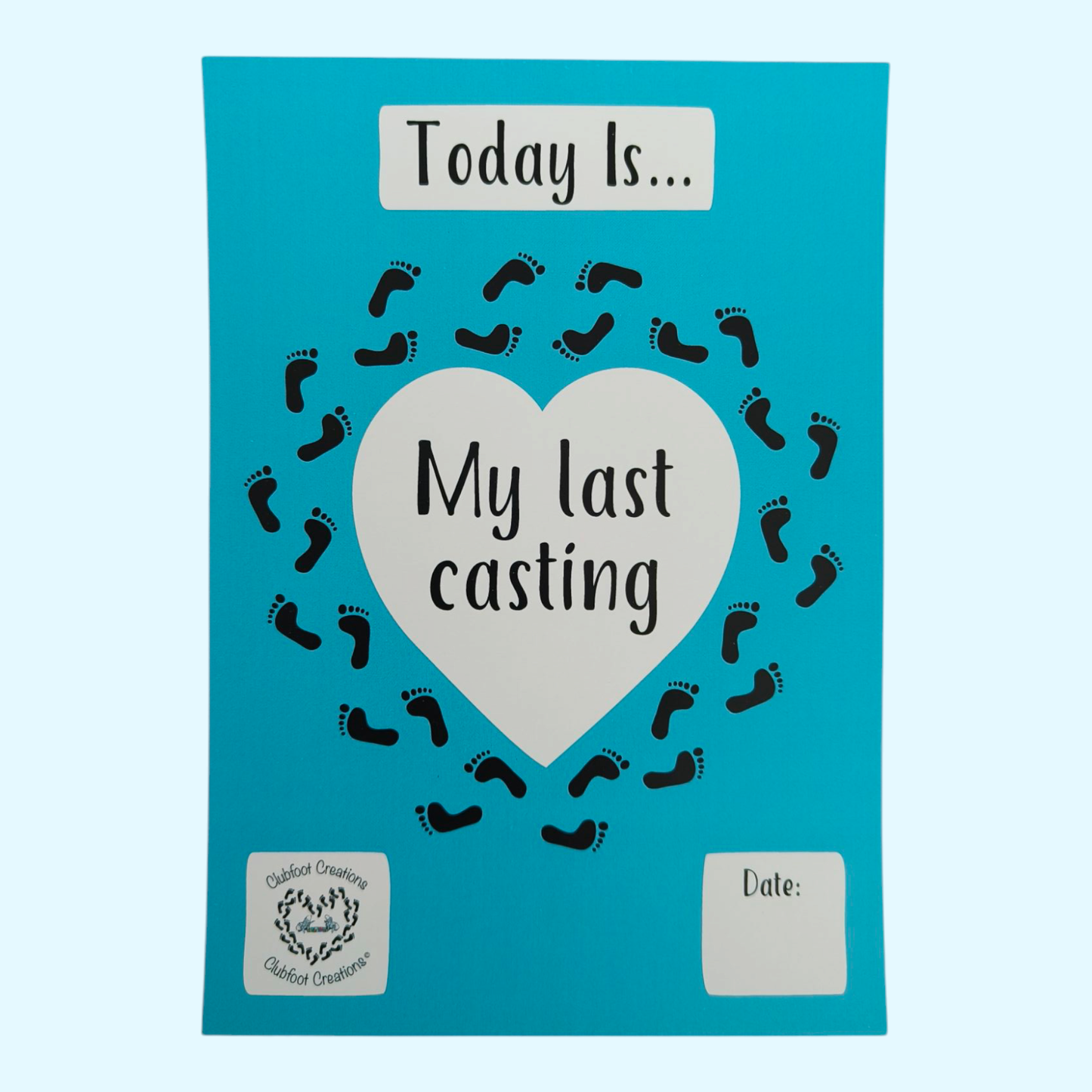 Clubfoot Milestone Cards Individual card options