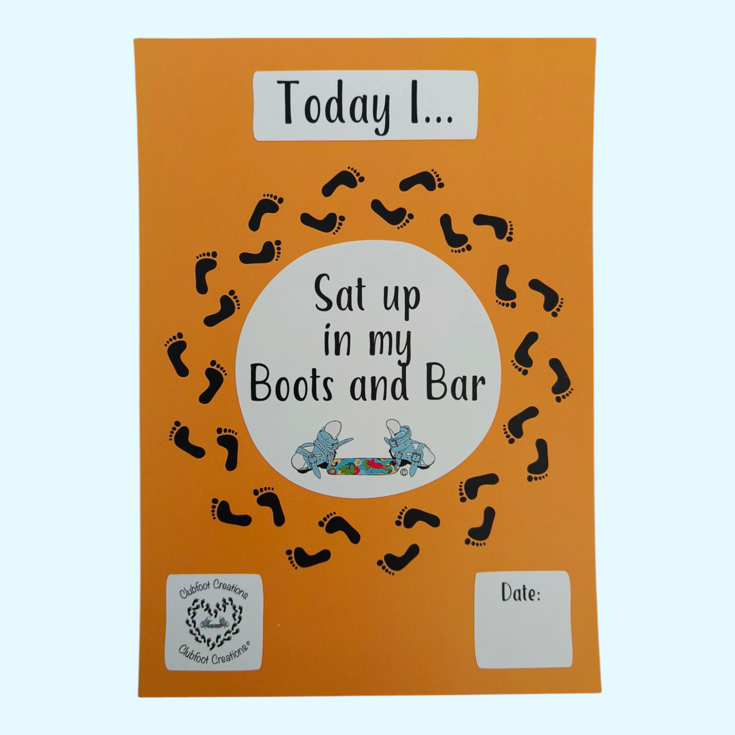 Clubfoot Milestone Cards Individual card options