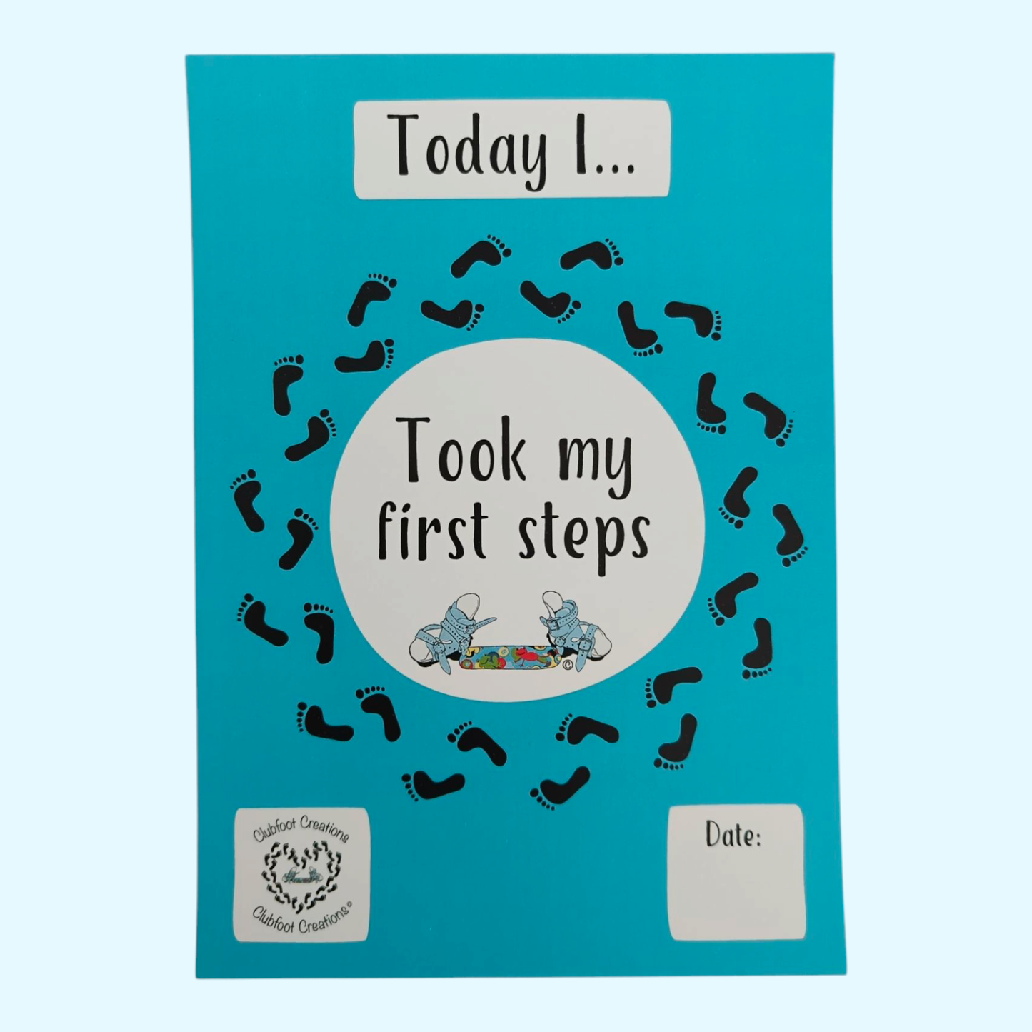 Clubfoot Milestone Cards Individual card options