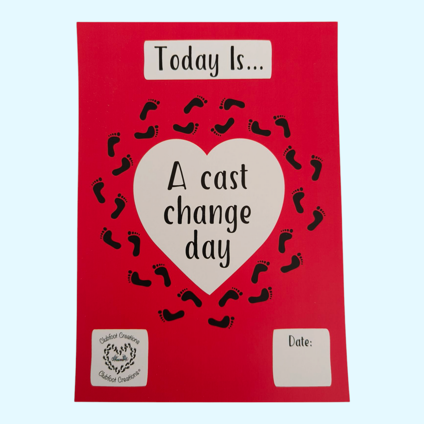 Clubfoot Milestone Cards Individual card options