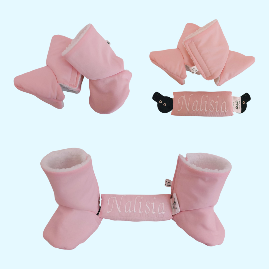 Clubfoot Matching Winter Boots & Bar set