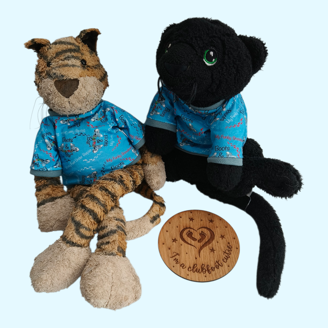 Clubfoot Teddy T-shirt in my signature fabric