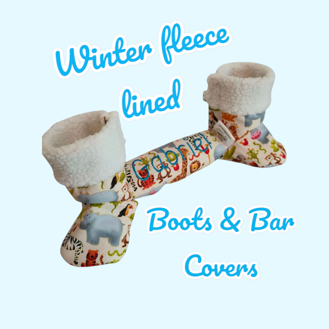Clubfoot Matching Winter Boots & Bar set
