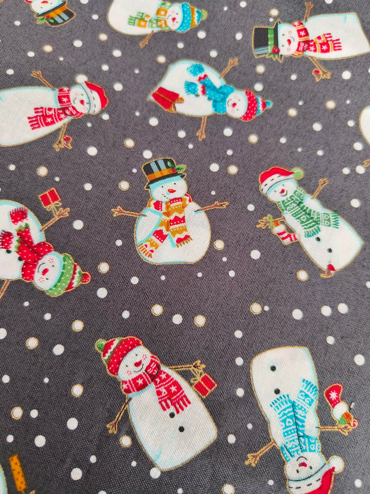 Christmas snowball snowmen
