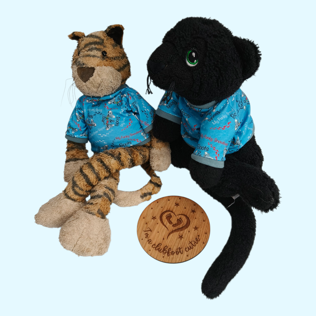Clubfoot Teddy T-shirt in my signature fabric