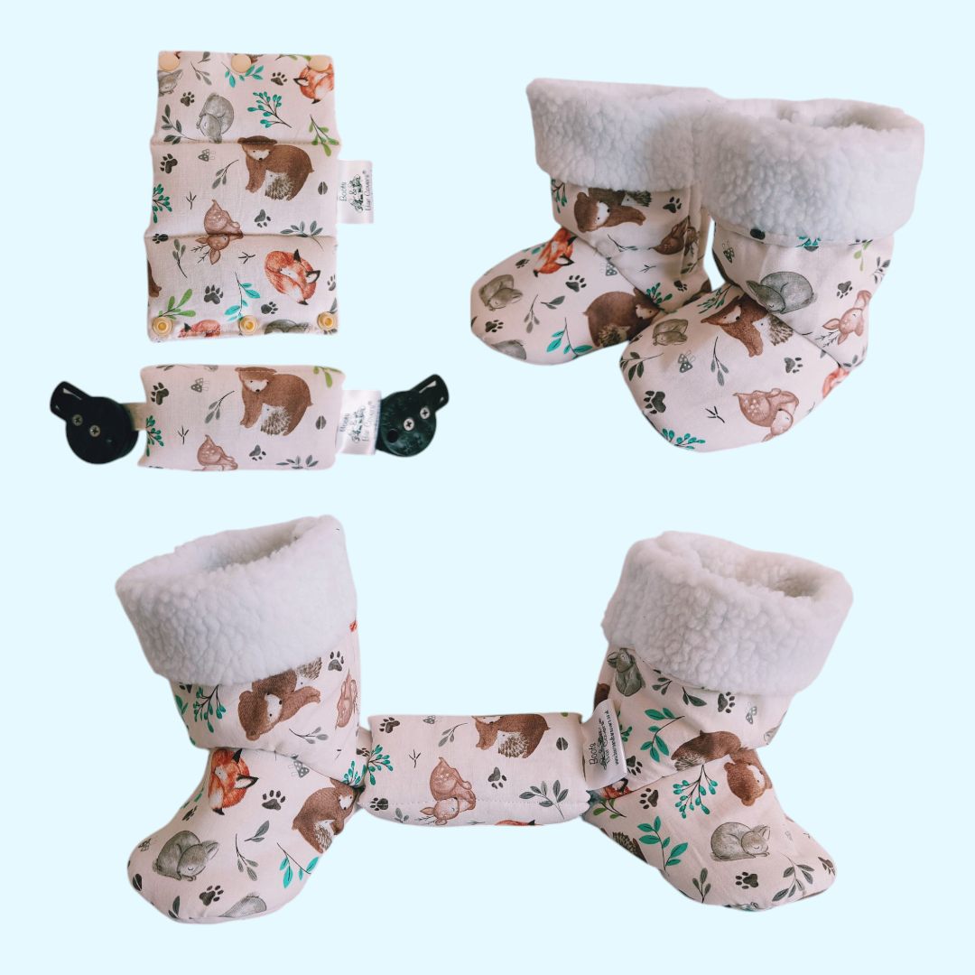 Clubfoot Matching Winter Boots & Bar set