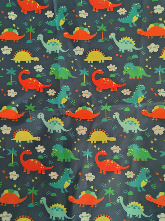 Waterproof PUL bags Dinosaurs