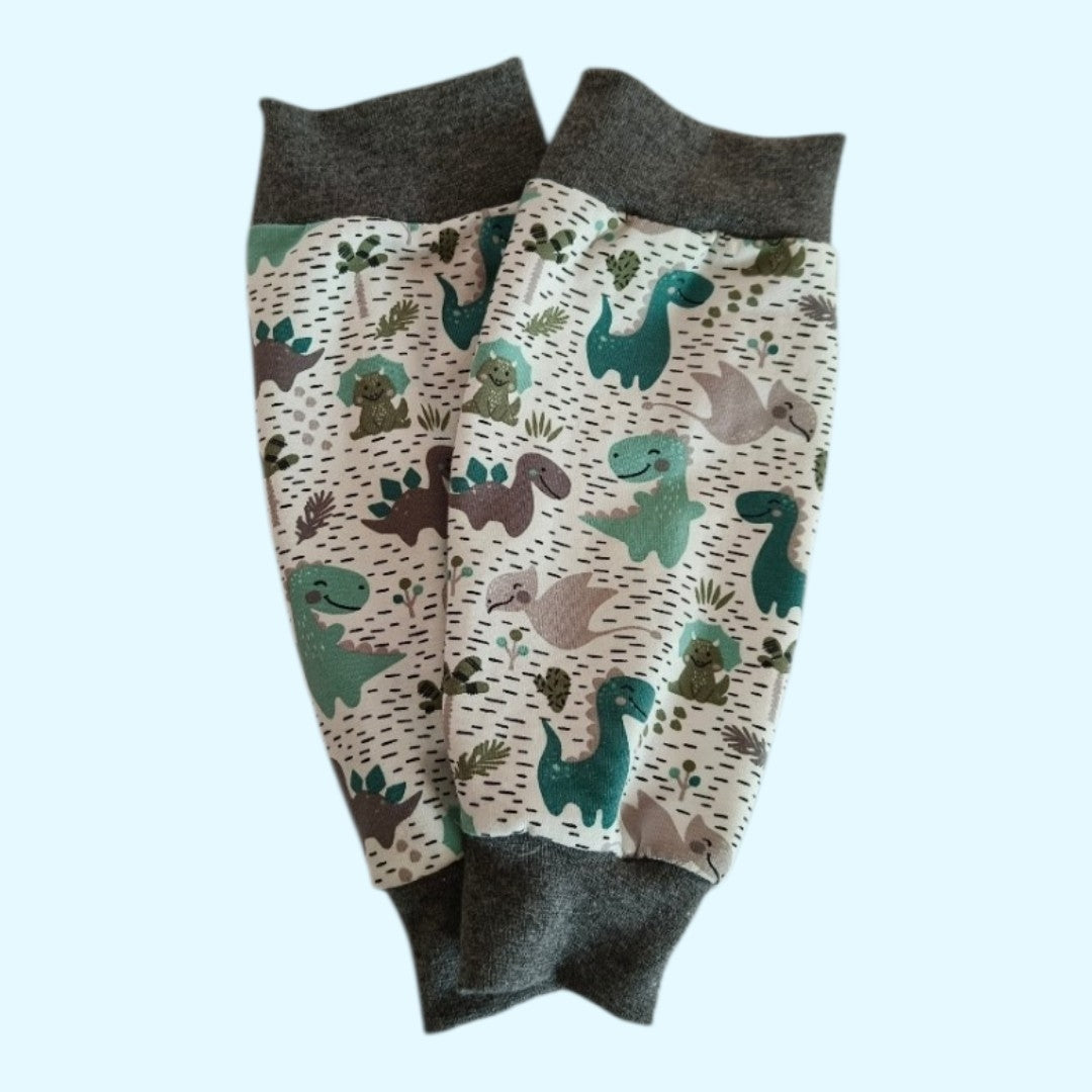 Cast Cover Leg Warmers - Dinos green grey