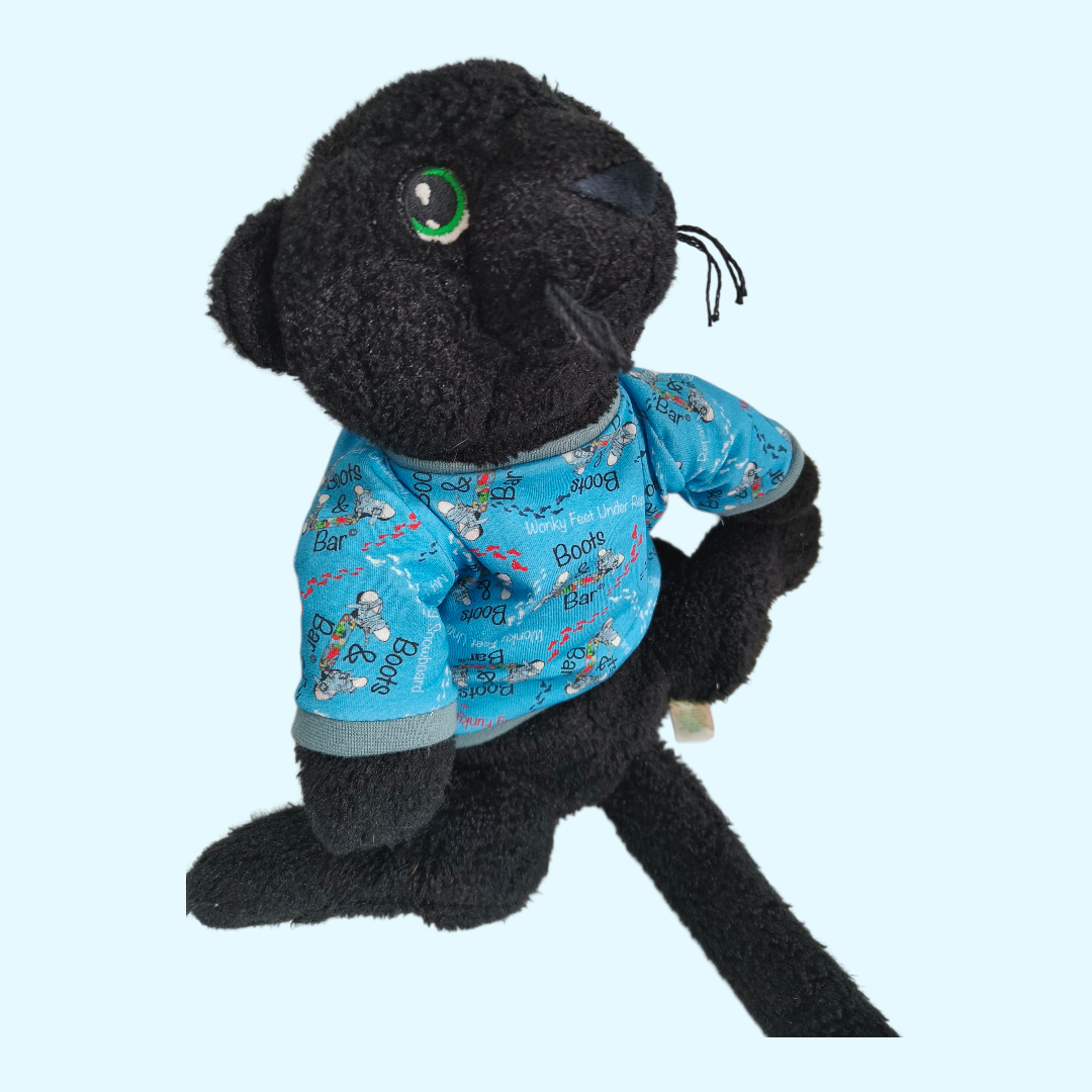 Clubfoot Teddy T-shirt in my signature fabric