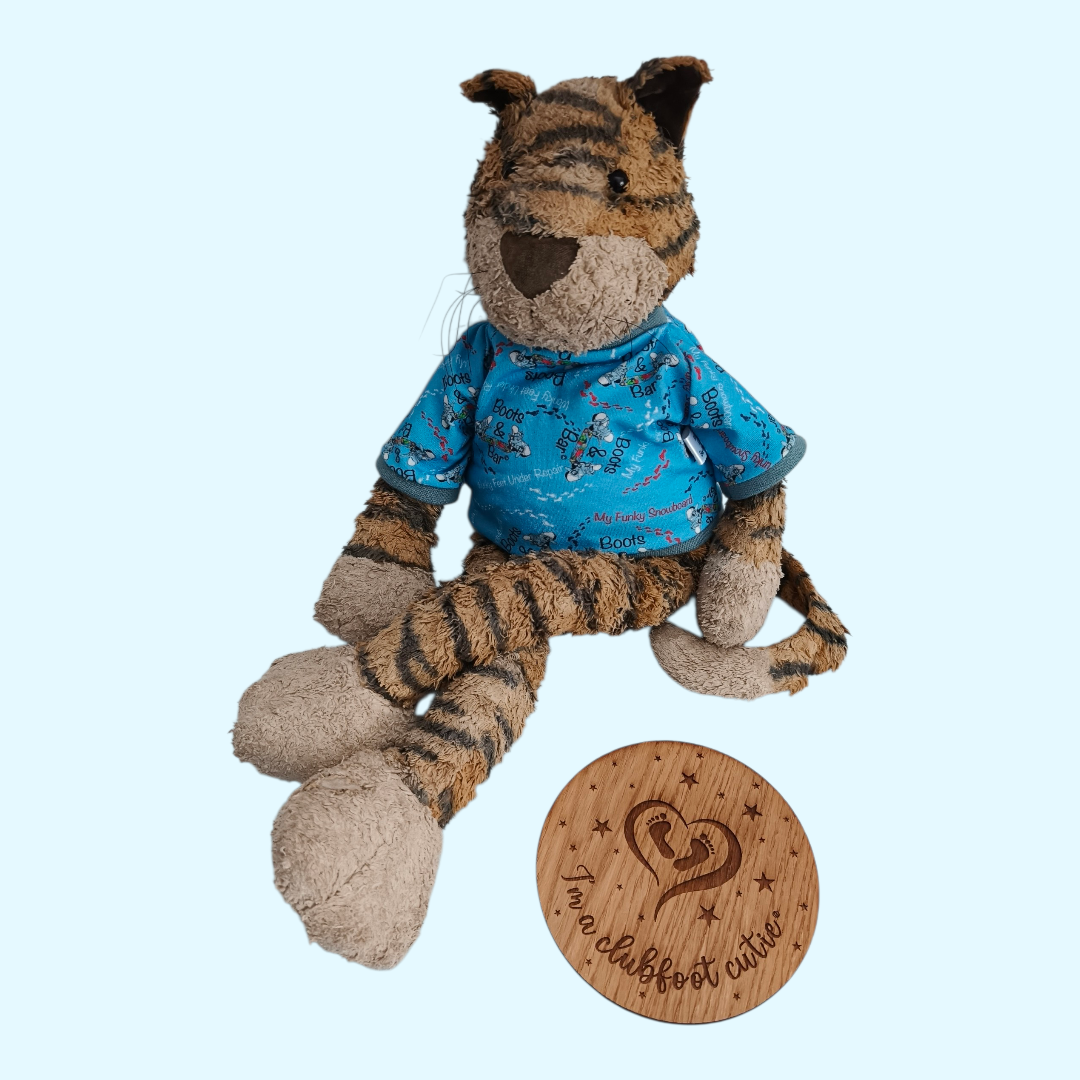 Clubfoot Teddy T-shirt in my signature fabric