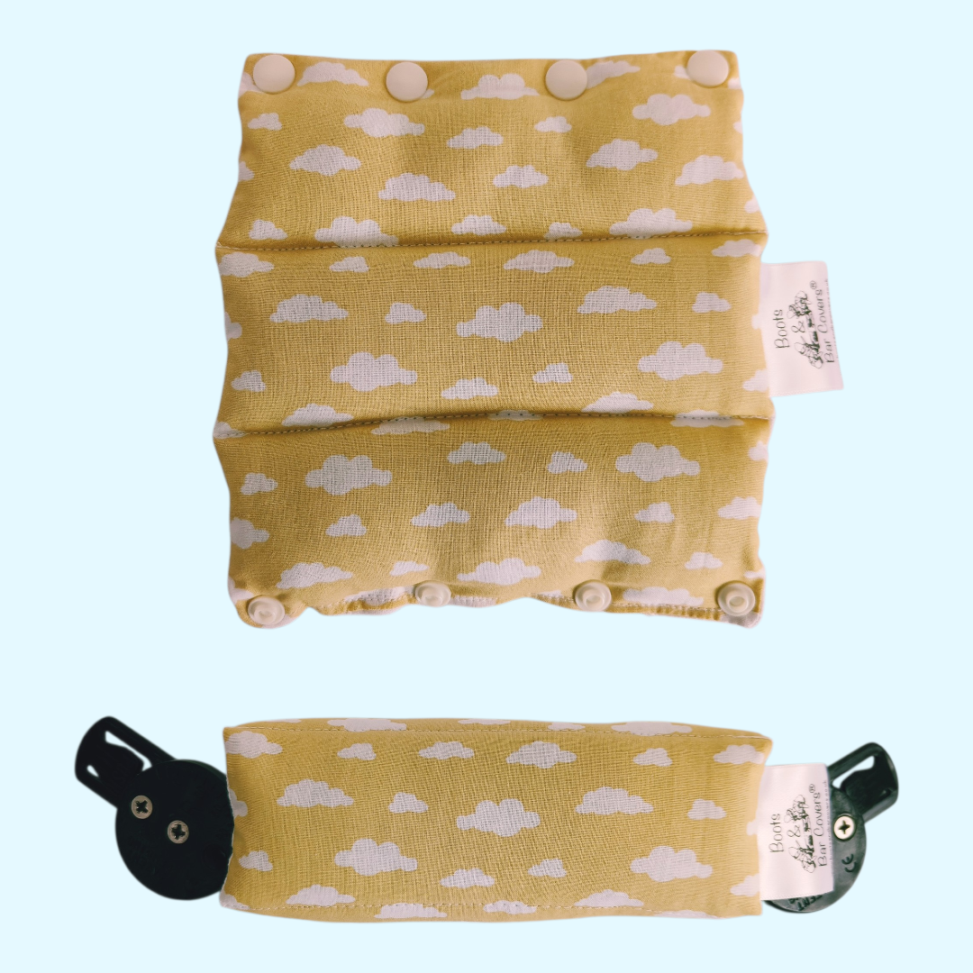 Clouds mustard yellow