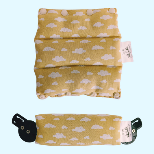 Clouds mustard yellow