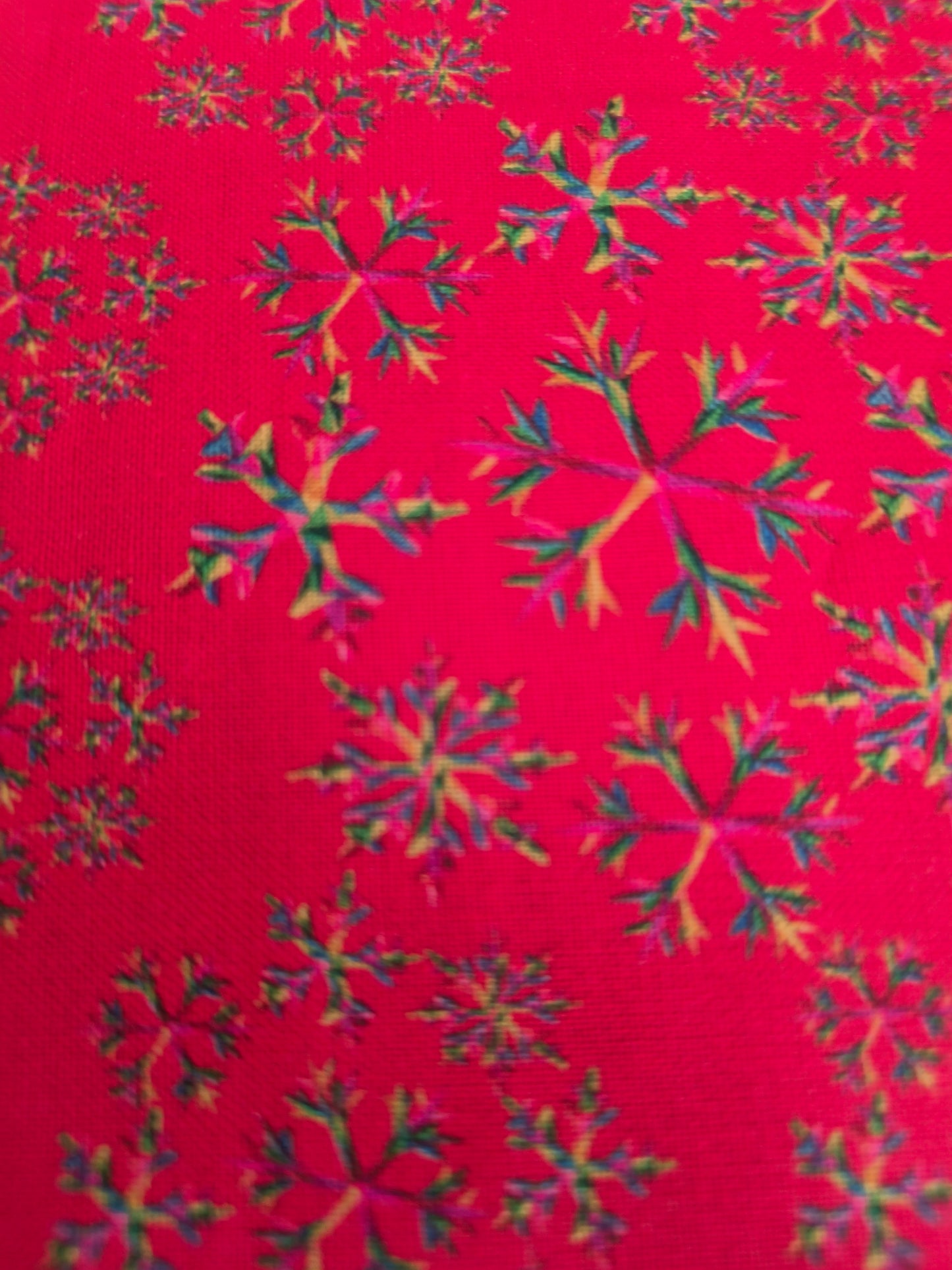 Christmas red snowflakes