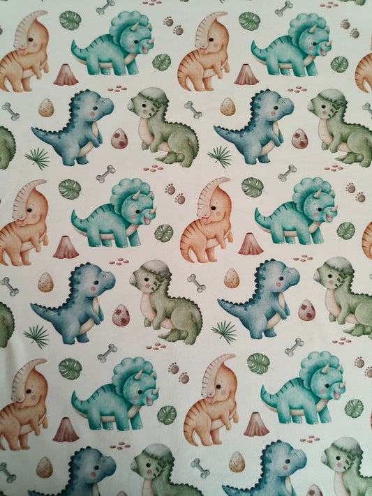 Clubfoot cast cover leg warmers - Cute Dinosaurs