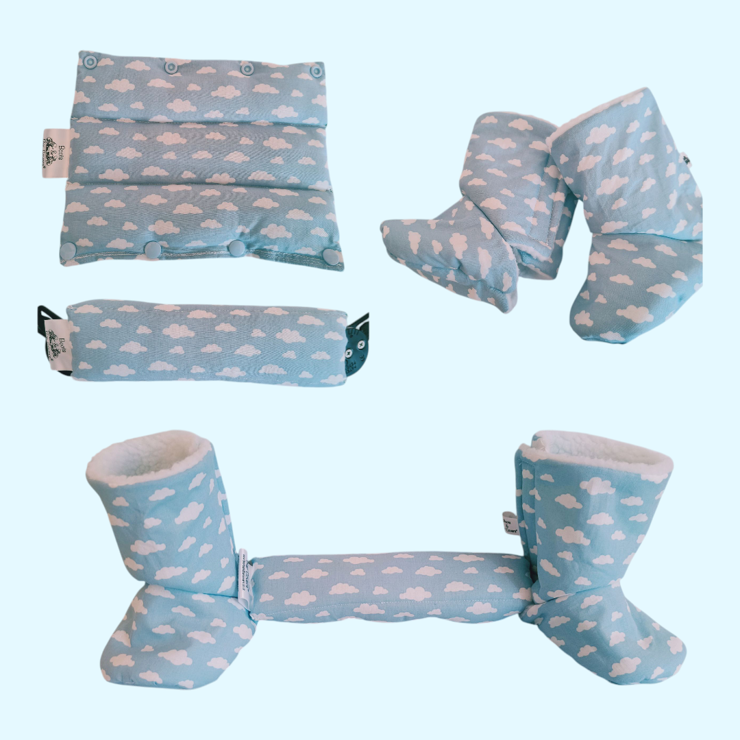 Clubfoot Matching Winter Boots & Bar set