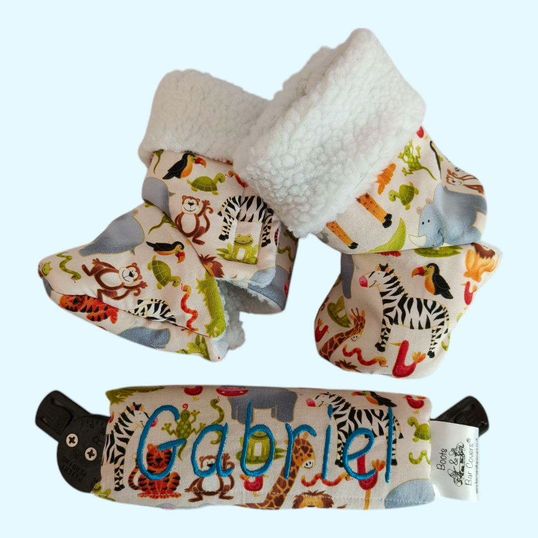 Clubfoot Matching Winter Boots & Bar set