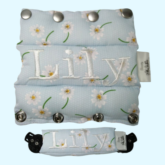 Floral blue daisy's