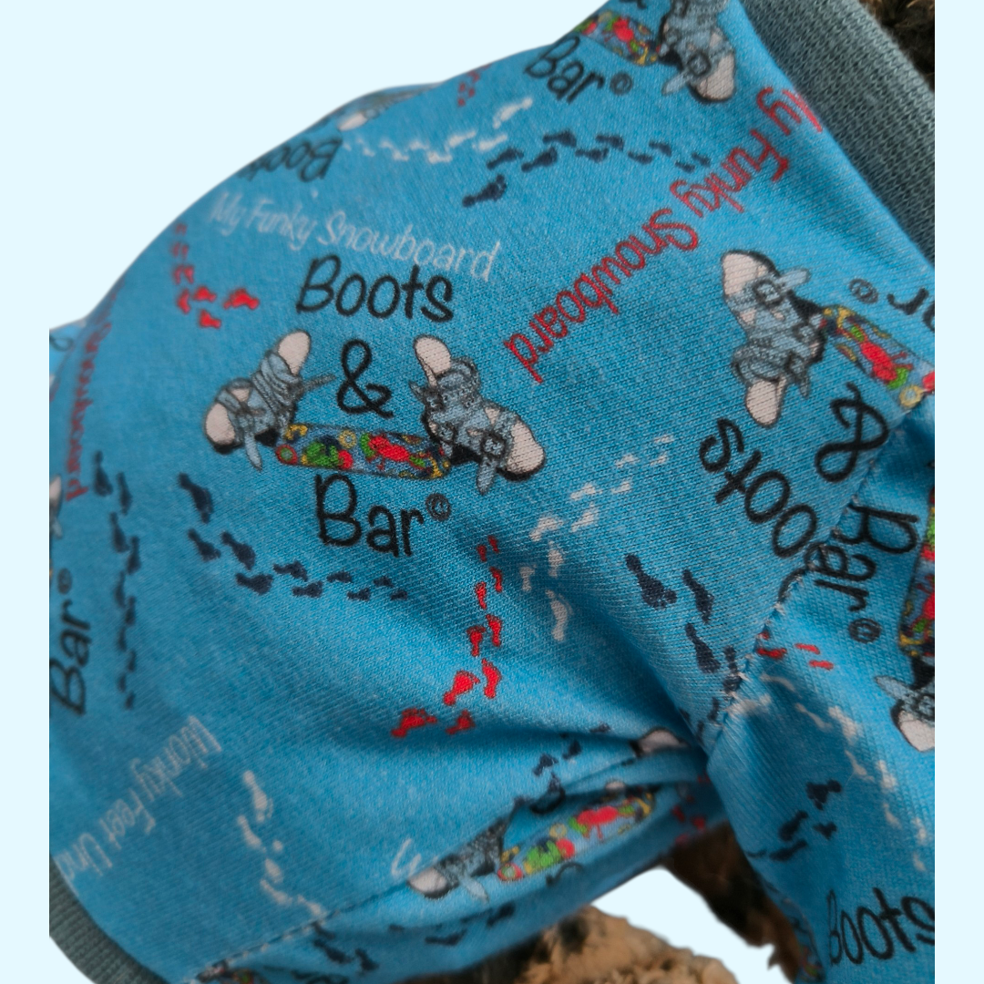 Clubfoot Teddy T-shirt in my signature fabric